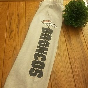 PINK VS Denver Bronco Boyfriend Sweats